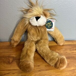 Chrisha Creations Vintage 1988 Playful Plush Lion 14" Stuffed NWT